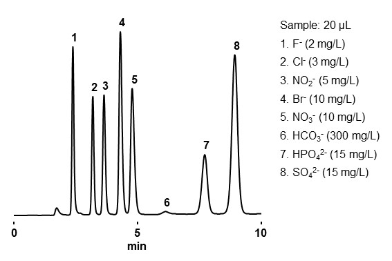 Figure 21 Analysis of anions