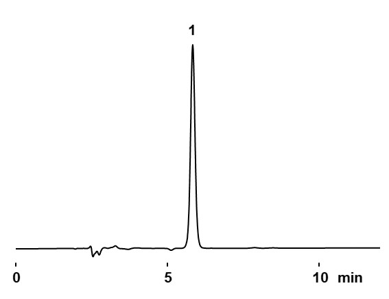 Chromatogram of Sorbitol
